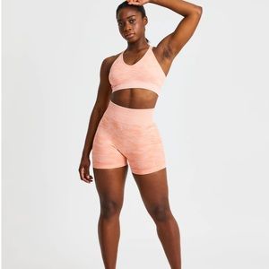 Aybl evolve camo seamless shorts peach size M - like new worn once
